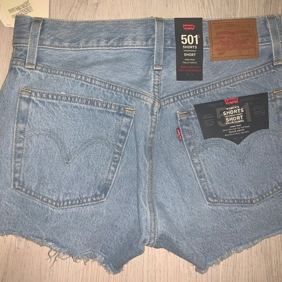 Levi 501 high rise shorts - Picture 2 of 3